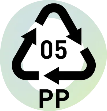 05-PP plastics recycling symbol