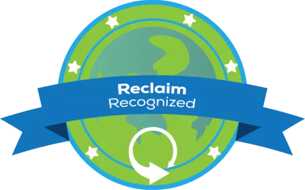 reclaim recognized badge logo